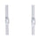 Colgadores Blanco Metal Set 2 Piezas (6 Unidades)