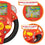 Juguete Musical Motor Town Luz Sonido Rojo 25,5 x 12,5 x 29,5 cm (2 Unidades)