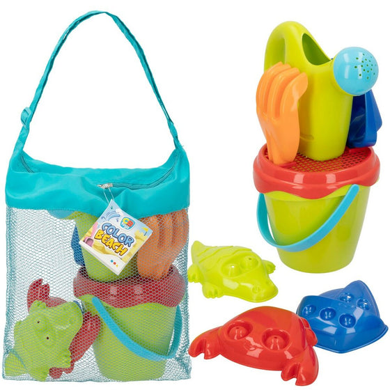 Set de Juguetes de Playa Colorbaby Polipropileno (18 Unidades)