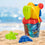Set de Juguetes de Playa Peppa Pig Polipropileno (12 Unidades)