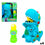 Juego de Pompas de Jabón Colorbaby Electrónico Sonido Dinosaurio (3 Unidades) (4 Unidades)