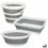 Set de cubos Aktive Plegable 2 Unidades