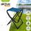 Taburete Plegable Aktive Azul 32 x 45 x 27 cm (4 Unidades)