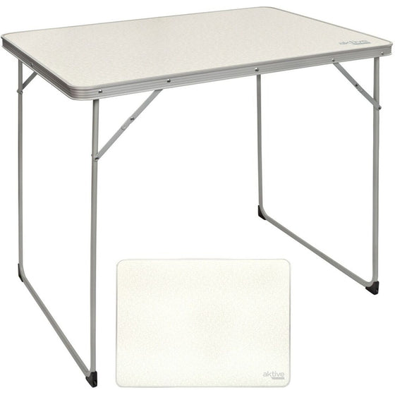 Mesa Plegable Aktive Blanco 80 x 70 x 60 cm (4 Unidades)