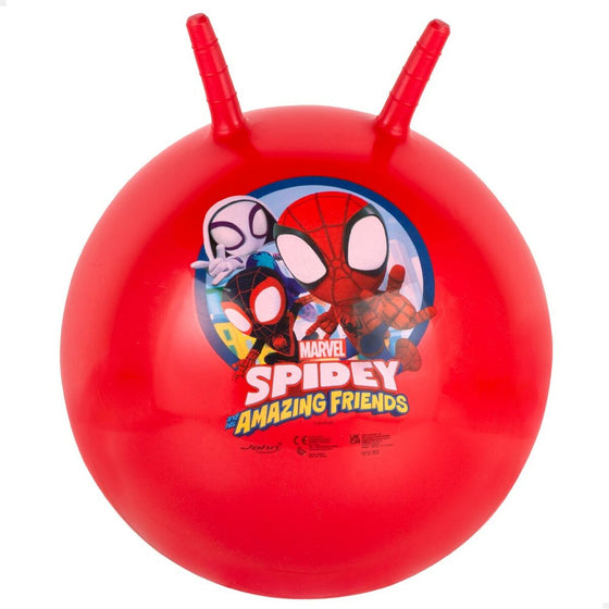 Pelota Saltarina Spidey Ø 45 cm Rojo (10 Unidades)