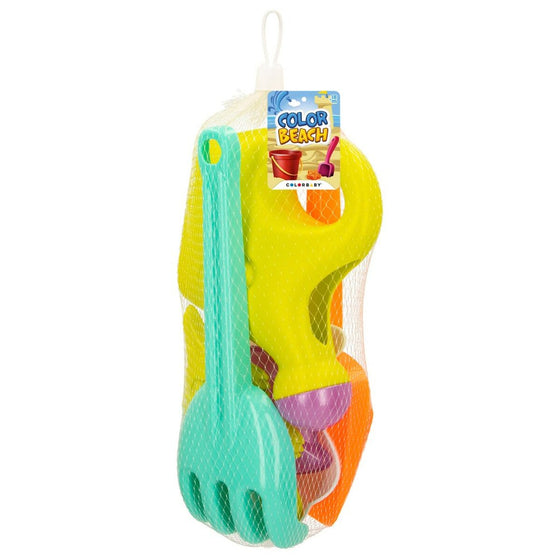 Set de Juguetes de Playa Colorbaby 6 Piezas 27 cm (12 Unidades)