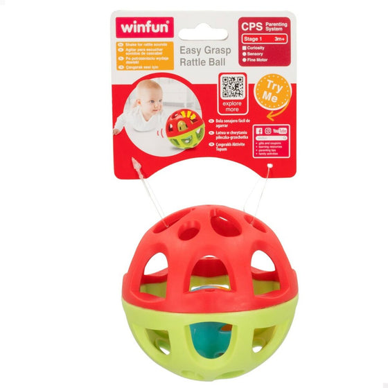 Sonajero Winfun Bola 10 x 10 x 10 cm (12 Unidades)