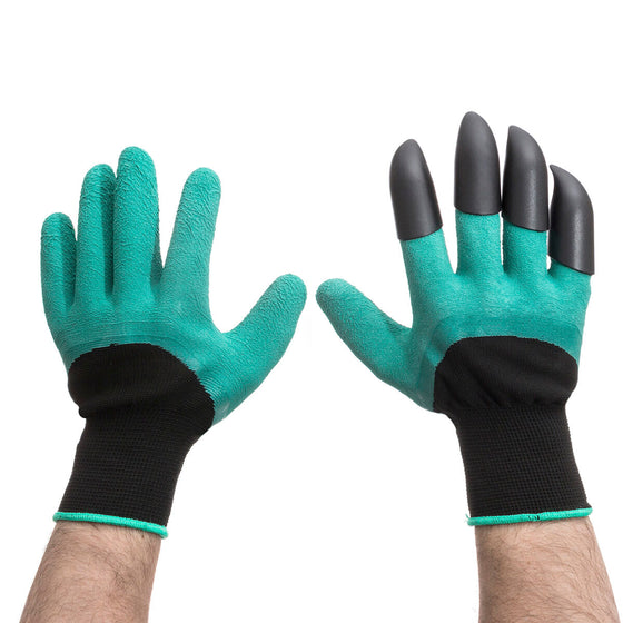 Guantes de Jardinería con Garras para Cavar InnovaGoods