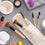 Set de Brochas de Maquillaje de Madera con Funda de Transporte Miset InnovaGoods 5 Unidades