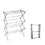Tendedero Metálico Plegable y Extensible con 3 Alturas Cloxy InnovaGoods 11 barras