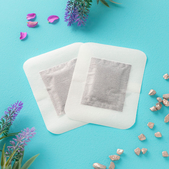 Parches Desintoxicantes para Pies Lavender InnovaGoods 10 Unidades