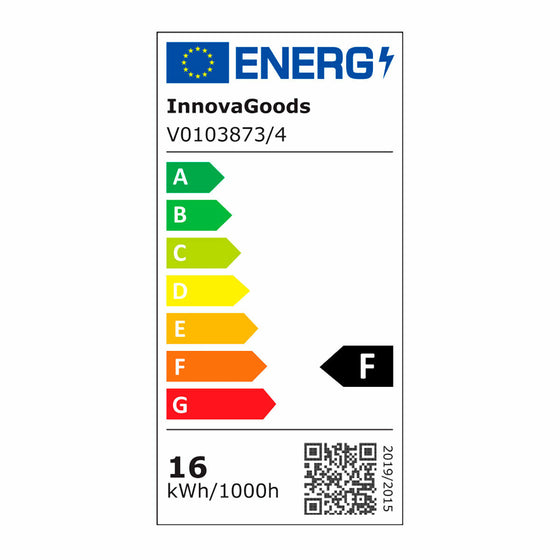 Ventilador de Techo con Luz LED y 3 Aspas ABS Wuled InnovaGoods Madera 36 W