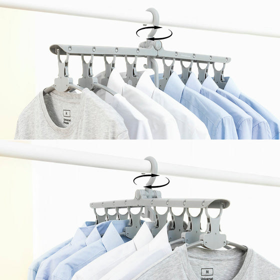 Percha Múltiple 8 en 1 Spavver InnovaGoods Gris (Reacondicionado A)