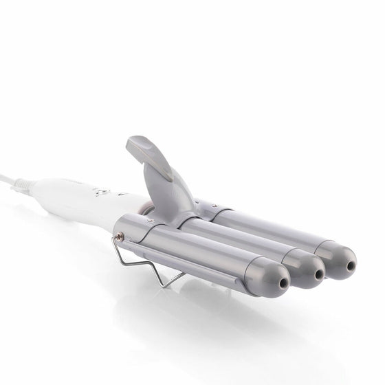 Rizador Moldeador Cerámico Triple InnovaGoods TRILER Gris (Reacondicionado A)