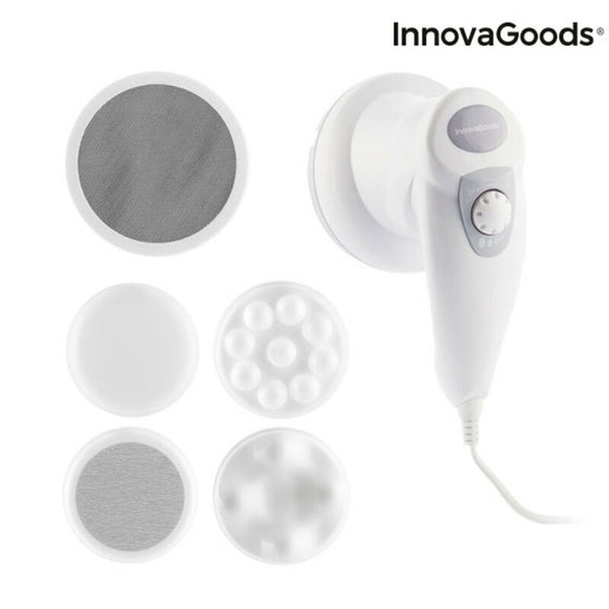 Masajeador Anticelulítico Vibratorio con Infrarrojos 5 en 1 InnovaGoods 28 W Blanco (Reacondicionado B)