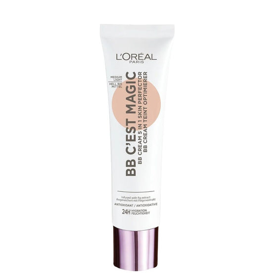 Crema Hidratante con Color 02 Light L'Oreal Make Up Magic Bb Claro Spf 10 30 ml