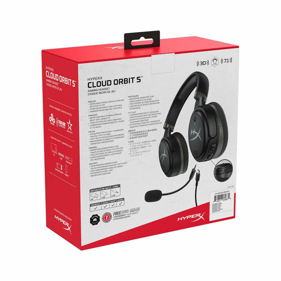 Auriculares con Micrófono Hyperx 4P5M2AA Negro