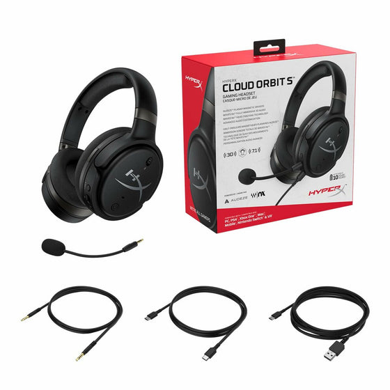 Auriculares con Micrófono Hyperx 4P5M2AA Negro