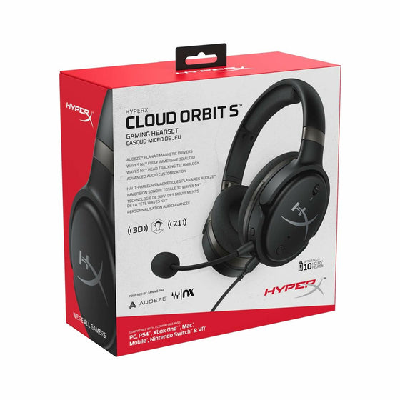 Auriculares con Micrófono Hyperx 4P5M2AA Negro