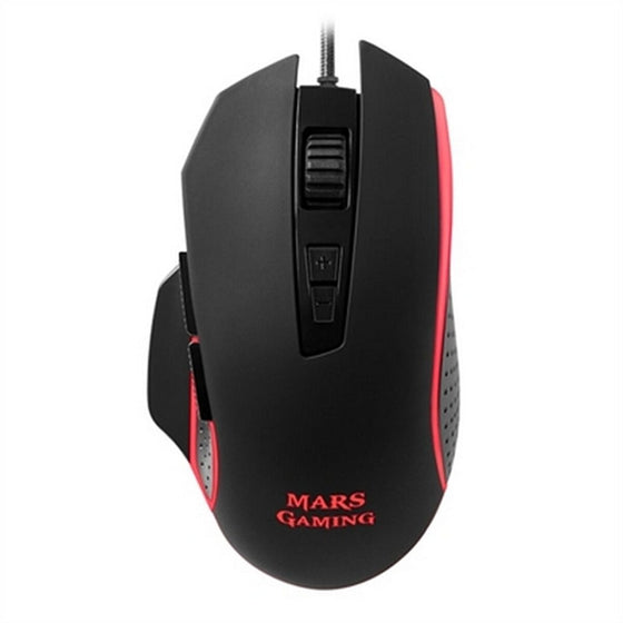 Ratón Gaming Mars Gaming MM018 Negro