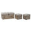 Juego de Baúles DKD Home Decor Beige Madera Marrón Tradicional 80 x 40 x 40 cm