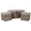 Juego de Baúles DKD Home Decor Beige Madera Marrón Tradicional 80 x 40 x 40 cm