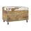 Baúl DKD Home Decor Madera Piel (70 x 35 x 45 cm)