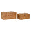 Juego de Baúles DKD Home Decor Marrón Madera Urbano 60 x 31 x 30 cm 60 x 32 x 28,5 cm