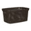 Cesto 24 x 17 x 35 cm Marrón Plástico 10 L