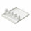 Soporte para Utensilios de Cocina Quttin Blanco 14 x 12,5 cm (48 Unidades)
