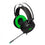Auriculares con Micrófono Gaming KEEP OUT HX10 Negro Verde Negro/Verde