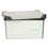 Caja de Almacenaje con Tapa Home Cuadriculado Plástico 5 L 19 x 13,5 x 29 cm (12 Unidades)